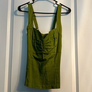 NWT pinup Couture Green Trixie Top XL